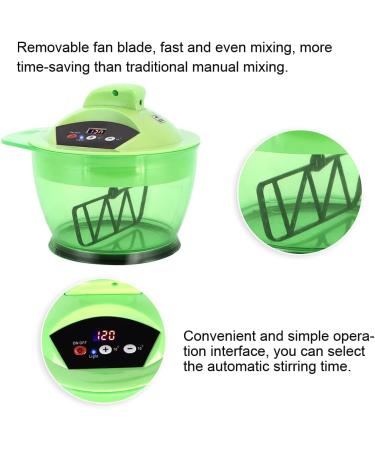 3 Colors Electric Mixer Electric Hair Coloring Bowl Mixer with Removable Fan Blade Fast and Even Mixing Time Saving Convenient Operation Perfect Saturation Stable Perf (Green) - Buy Online on GoSupps.com