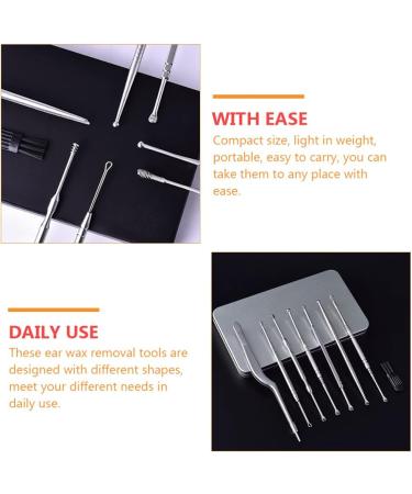 Buy Ear Wax Removal Tool Kit - Ear Pick Suit & Cleaner Spoon Set for Effective Ear Care | International Shipping Available - Buy Online on GoSupps.com
