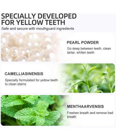 CrystalClean 7-Day Mint Teeth Whitening Powder - Natural Stain Removal Tooth Powder for a Brighter Smile | 1 PC - Buy Online on GoSupps.com