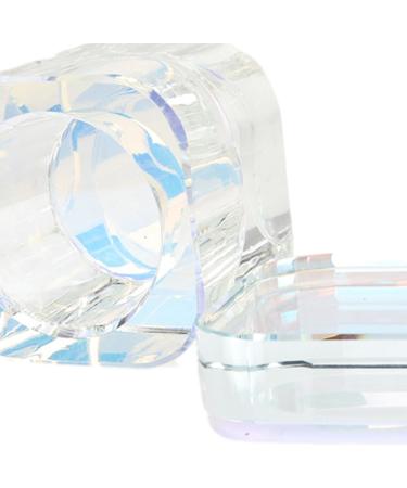 Generic Nail Art Liquid Dish with Lid Bowl Cup Practical Reusable Light Blue - Buy Online on GoSupps.com