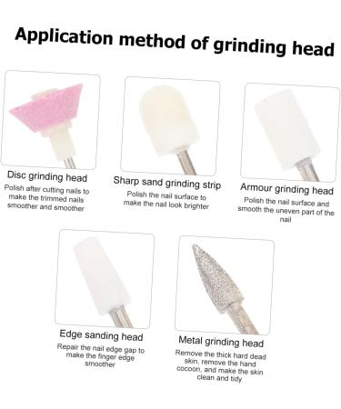 Healeved 2 Sets Nail Polisher Wireless Nail Drill Portable Nail Drill Nail Grinder Drill for Nails Professional Brushless Nail Kits Nail Shaper Electric Plastic White Nail File - Buy Online on GoSupps.com