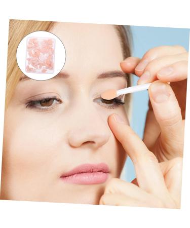 FOMIYES 50pcs Double Ended Eyeshadow Brush Sponge Makeup Applicator Dual- Ended Eye Stick Girl Tool - Buy Online on GoSupps.com