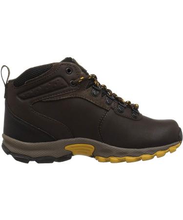 Columbia Youth Newton Ridge Suede Little Kid (4-8 Years) - Size 12 - Cordovan/Golden Yellow - Buy Online on GoSupps.com