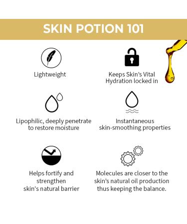 Buy Nykaa Naturals Skin Potion Facial Oil 24K Gold - Hydrating Fragrance-Free Collagen Booster for All Skin Types - 1.01 oz - Buy Online on GoSupps.com