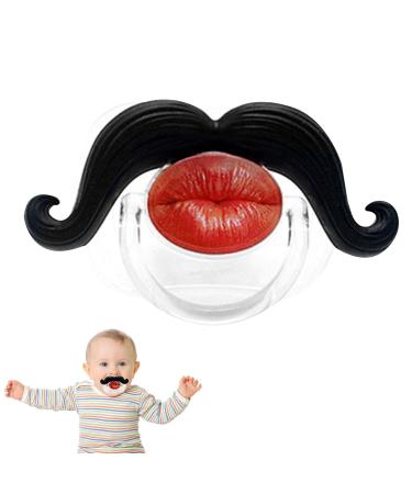 Vincente Silicone Pacifier for Toddlers - Orthodontic Mustache Design | Soft & Safe Silicone for Babies | Unisex - Buy Online on GoSupps.com