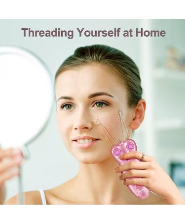 Electric Facial Threading Hair Remover for Women - Automatic Epilator for Fine Hair on Face, Chin, Upper Lip, Arms - Buy Online on GoSupps.com
