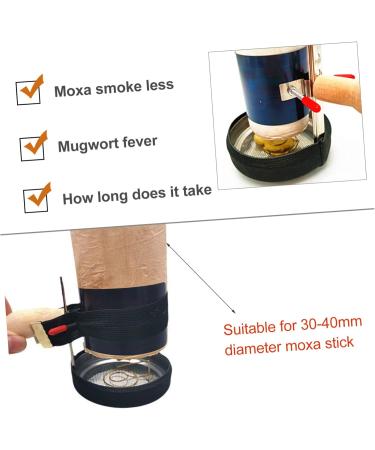 Healeved Moxibuscand Fastening Frame - Moxa Moxibustion Device for Spa Massage - Black 22.5x10cm - Buy Online on GoSupps.com