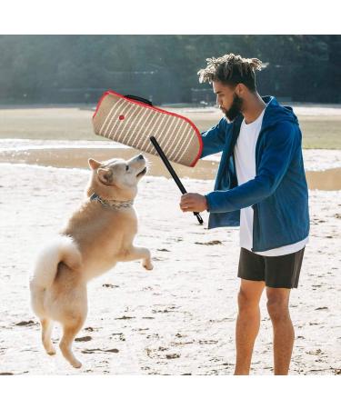 Dog Bite Training Set - Dog Bite Sleeve Dog Bite Pillow Tug Toy Dog Training Stick - Professional Training Equipment for Training Biting Interactive Fetch K9 Puppy (Transverse Stripe) Striped - Buy Online on GoSupps.com