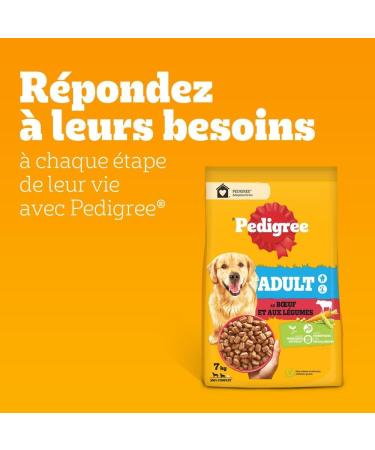 PEDIGREE Adult Beef and Vegetable Croquettes for Adult Dogs sup10kg 7kg - Buy Online on GoSupps.com