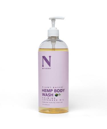 Dr. Natural Hemp Body Wash Lavender 32 oz - Pure Plant-Based Body Wash - Deep Cleansing and Moisturizing with Organic Shea Butter - Enriched with Hemp Seed Oil - Suitable for Sensitive Skin