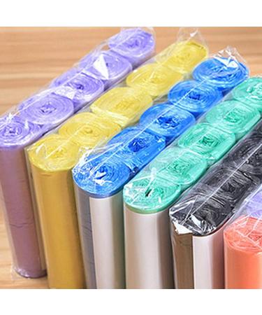 heaven2017 100 Count Household Garbage Waste Trash Bags Plastic Yellow - Buy Online on GoSupps.com