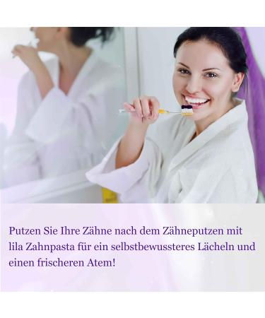 Lila Toothpaste - Purple Whitening Paste for Stain Removal & Brightening Yellow Teeth - Buy Online on GoSupps.com