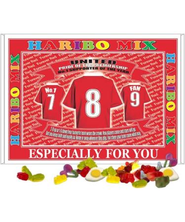 Manchester Reds Football Shirt Gift Boxed Choice of Sweets - Buy Online on GoSupps.com
