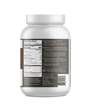 Primal Kitchen Chocolate Coconut Whey Protein Powder - 42 Servings | Primal Fuel - Buy Online on GoSupps.com