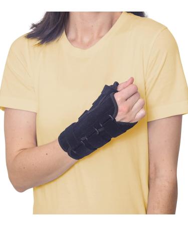 Thumb Spica Splint & Wrist Brace for Sprains and Tendinosis | Left Hand Support for De Quervain's Tenosynovitis & Fractures | Trigger Thumb Brace for Carpal Tunnel | Size Small/Medium - Buy Online on GoSupps.com