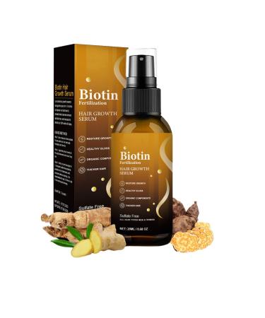 Biotin Hair Growth Serum Hair Growth Spray Anti-Hair Loss Hair Care Oil Nourishes Hair & Scalp Hair Growth Oil for Women & Men Prevent Hair Loss & Thinning 20ml