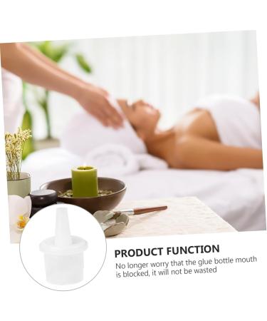 POPETPOP 20pcs Transparent Tools Cap Extended Tool Glue Lash Replacement Nozzle Tips Plastic Anti-blocking - Buy Online on GoSupps.com