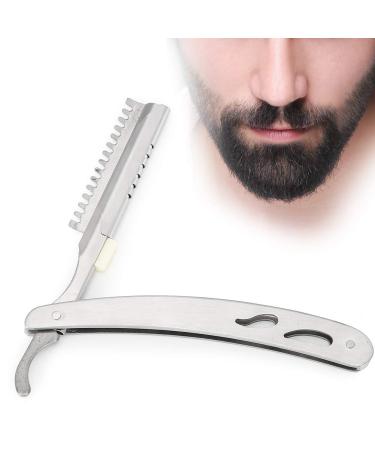 Premium Stainless Steel Straight Razor - Folding Barber Shaving Tool for Men & Women | International Shipping - Buy Online on GoSupps.com