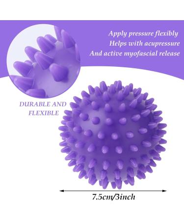 DSLSQD Acupressure Ball & Ring Set - 2 Hedgehog Massage Balls for Stress Relief & Hand Relaxation - International Shipping - Buy Online on GoSupps.com