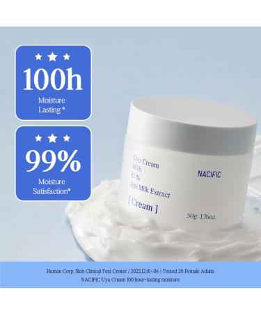 Buy NACIFIC Uyu Cream Toner 150ml - Jeju Milk Extract & Ceramide Complex for Lasting Moisture | Natural Korean Skincare - Buy Online on GoSupps.com