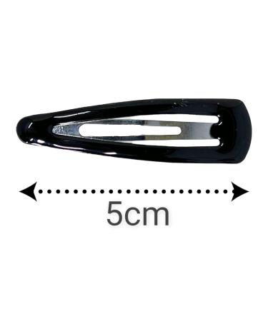 20 Black Hair Clips Set | Stylish Hair Accessories for All Hair Types | International Shipping Available - Buy Online on GoSupps.com