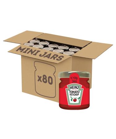 Heinz Tomato Ketchup Roomservice - Mini Glass Jars 32 ml x 80