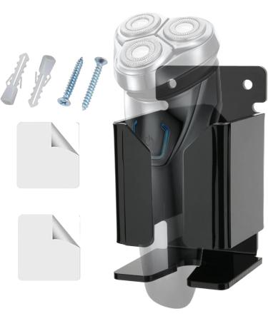 Jingling Self-Adhesive Toothbrush & Razor Holder for Shower Electric Shed Organizer in Black | Durable Storage Solution for Toiletries - Buy Online on GoSupps.com