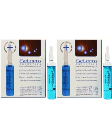 Salerm Essential Conditioning Oil 0.44oz x 4 ApplicationsPack of 2