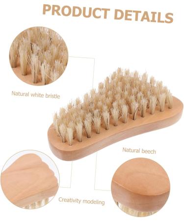 Beaupretty 1pc Nail Dust Brush Wooden Fingernail Scrub Brush Nail Tools for Nail Art Bristle Scrubber Wood Brush for Nail Cleaning Wood Tools Manicure Pedicure Brush Bristle - Buy Online on GoSupps.com