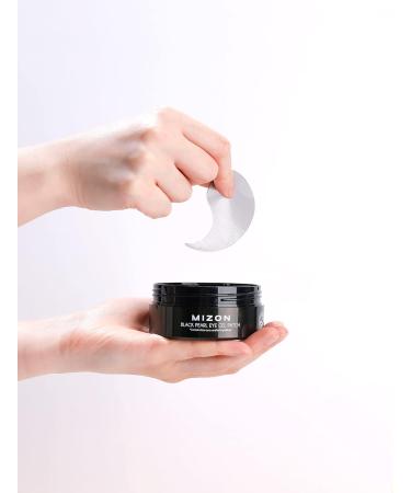  MIZON BLACK PEARL EYE PATCHES (x60) Korean Skincare - Black Pearl Eye Patches - Anti-Wrinkle & Anti-Dark Circles - 95% Natural Ingredients - Buy Online on GoSupps.com