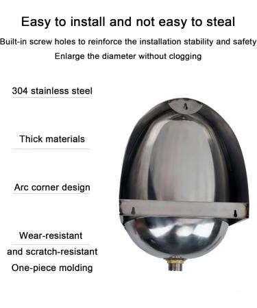 Wall-Mounted Automatic Flushing Urinal Commercial Bathroom Urinal Funnel Toilet 304 Stainless Steel Urinal Men's Induction Vertical Toilet urinals Used in Bars Hotels (Urinal) - Buy Online on GoSupps.com