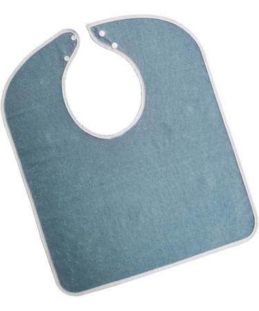 Amagogo Adult Protective Clothing for Meals - Waterproof & Washable - Seniors Men & Women - Blue - 21.26 x 17.72 inches - Buy Online on GoSupps.com