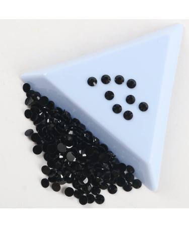 1400pcs AB Color Resin Rhinestones Non Hotfix 5mm - 30g | Bling Diamonds for Mugs, Bottles, Tumblers, Crafts - A27 Black - Buy Online on GoSupps.com