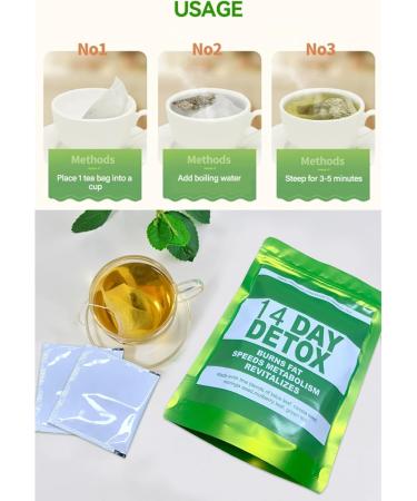 Detox Tea - 14 Day Appetite Suppressant Tea | Slimming Herbal Tea Maintaining Healthy Lifestyle Weight Management Support Bloating - Buy Online on GoSupps.com
