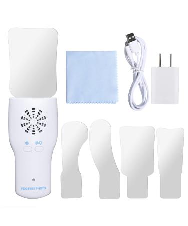 US Stock Occlusal Mirror Orthodontic LED Fog-Free Photo Mirror Stainless Steel Observation Mirror