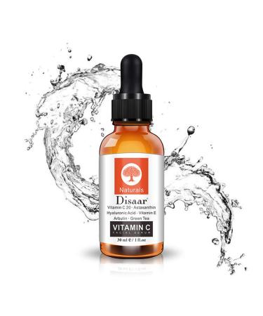 Vitamin C Face Facial Serum Astaxanthin Hyaluronic Acid Arbutin Green Tea Skin Science Nature Hydrating Firming 30ml