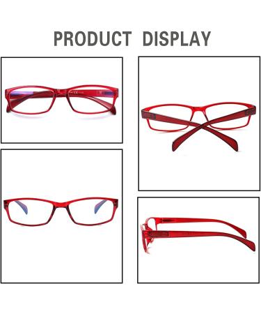 Blue Light Blocking Computer Reading Glasses 6-Pack for Women and Men - Mix Color-2  3.0x - Spring Hinge Readers - Buy Online on GoSupps.com