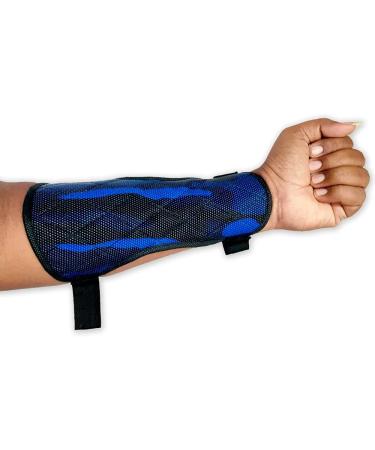 Star Quick Links Archery Arm Guard - 3 Layer Safety, Adjustable Clips - Blue - Buy Online on GoSupps.com