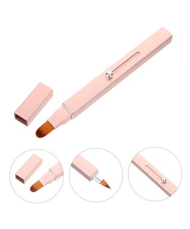 Angoily Retractable Lip Makeup Brush for Women | Pink Lip Applicator & Gloss Tool | Perfect for Precise Lip Application - Buy Online on GoSupps.com