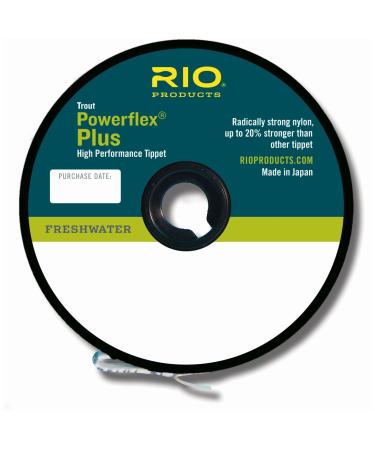 Rio Fly Fishing Tippet Powerflex Plus 4X Tippet 50Yd Fishing Line, Clear