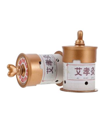 TOVINANNA 1 set of Moxibusion-Box Moxibustion-tank Case for travel towels Plastic container Moxa burner container Mox gnan made of ceramic pockets made of pumpkin leaves PP Household Ai-Box