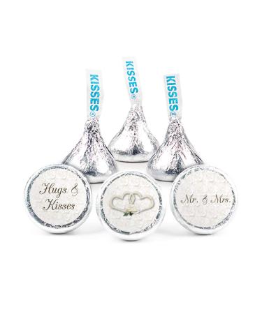 324ct Wedding Stickers for Kisses Candy Favors for Guests