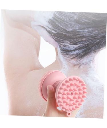 Ipetboom Makeup Brushed 1pc Three-in-one Bath Silica Gel Pink Detergent Deep Cleaning Makeup Face Brushes 8.6x7cm Pink - Buy Online on GoSupps.com