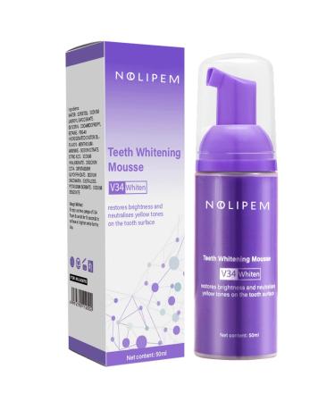 Purple Teeth Whitening, Tooth Stain Removal, Teeth Whitening Booster, Purple Whitening Tooth Foam, Purple Toothpaste(50ml)