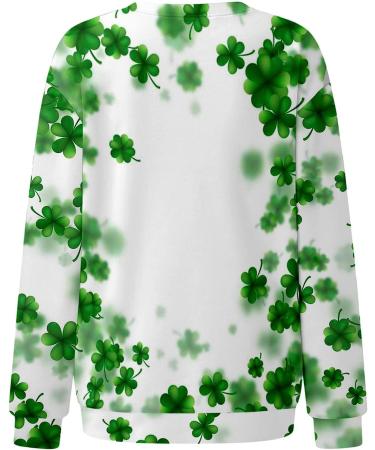 Womens St Patricks Day Heart Pattern Raglan Tee - Green, Large - Buy Online on GoSupps.com