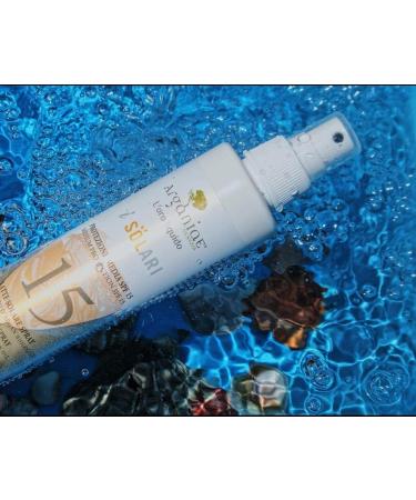 Milky Sun Spray MEDIUM Protection SPF 15+ 200 ml - with Organic Argan Oil Rice and Sesame Oil Organic Shea Butter Aloe extract and Vitamin E