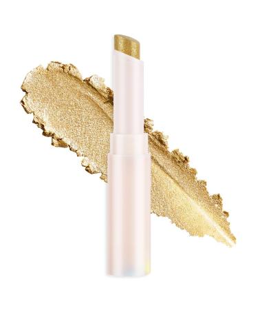 BUTBU Crystal Gel Shine Stick shimmering eye makeup brightening eyeliner pencil with creamy texture long-lasting eyeshadow easy-to-blend makeup - Golden Girl (05)