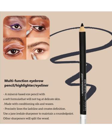  KARLOR Set of 6 eyeliner pencils black white nude brown blue green multi-functional waterproof long-lasting very fine - Buy Online on GoSupps.com