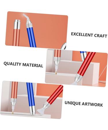 DOITOOL 6 Sets Nail Art Drill Pen The Nail Stamp Nail Drill Pen Picker Nail Rhinestone Pen Nail Paint Kit Manicure Supplies Dotting Pen Head Tip Usb Embroidered Nail Tool 5d Aluminum Alloy - Buy Online on GoSupps.com